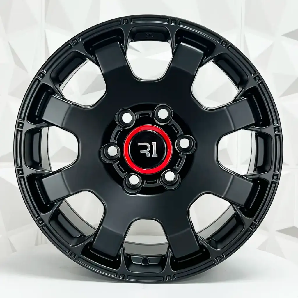 [R117-6139-174720] RIN 17X8  6X139.7  CB 106.1 ET0 174720 MATE BLACK
