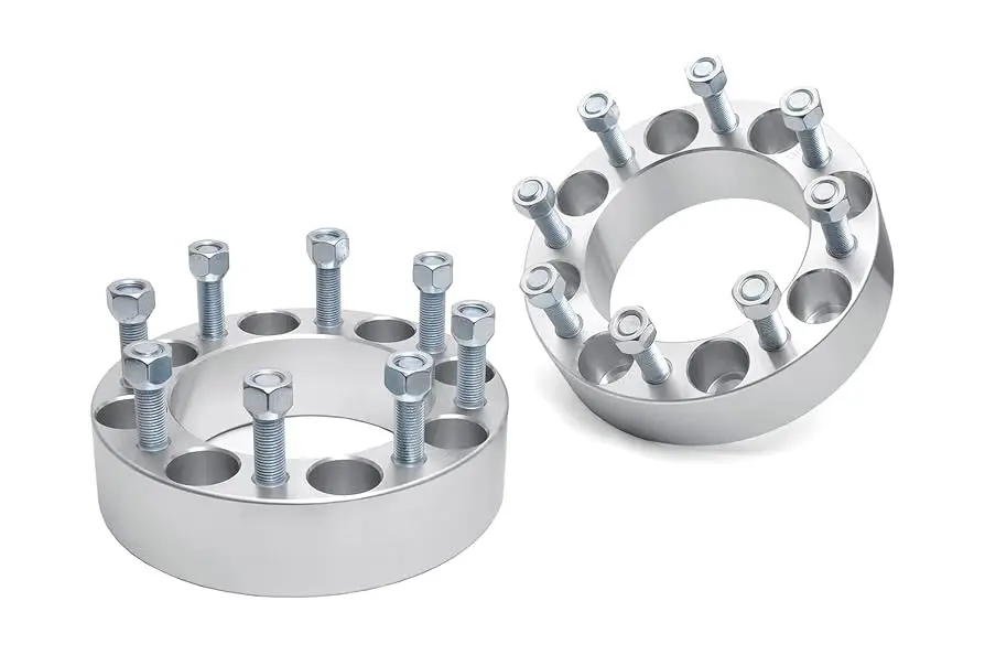[RC22-10098] ESPACIADORES DE RIN PAR 2" PARA SILVERADO SIERRA 2500 8X180 ROUGH COUNTRY 10098