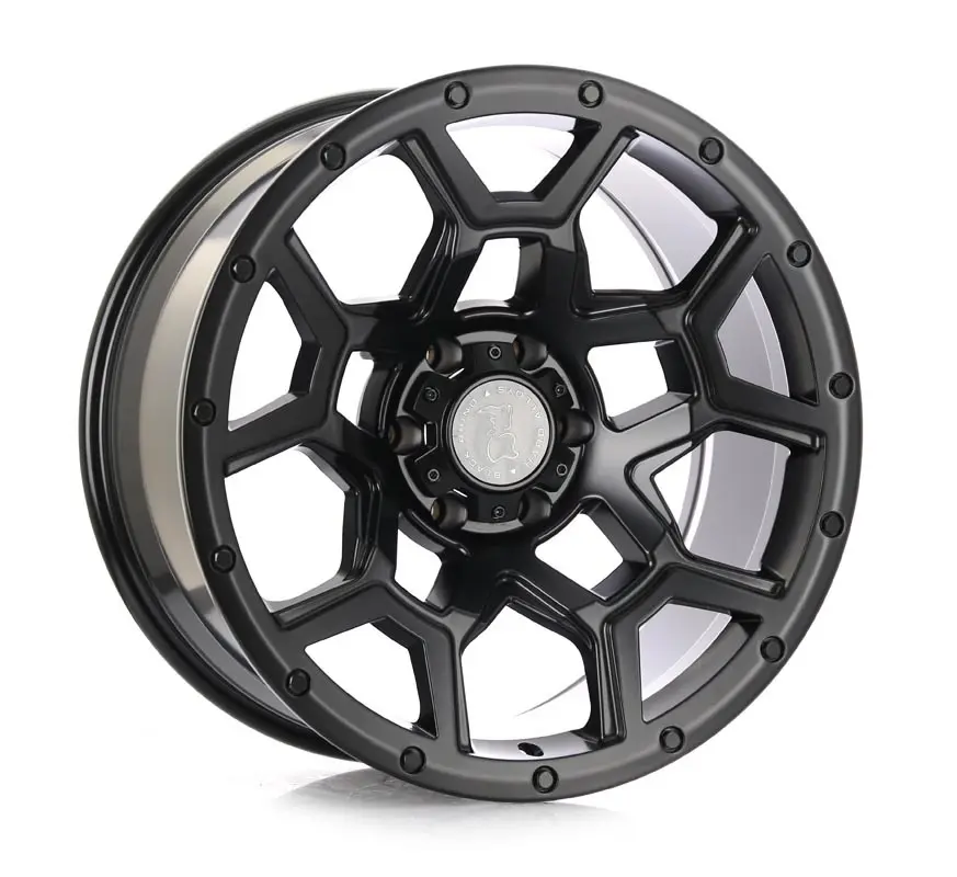 [BR20-6139-OVERLANDMB] RIN BLACK RHINO 20X9.5  6X139.7  CB 112.1  ET6 OVERLAND MATTE BLACK