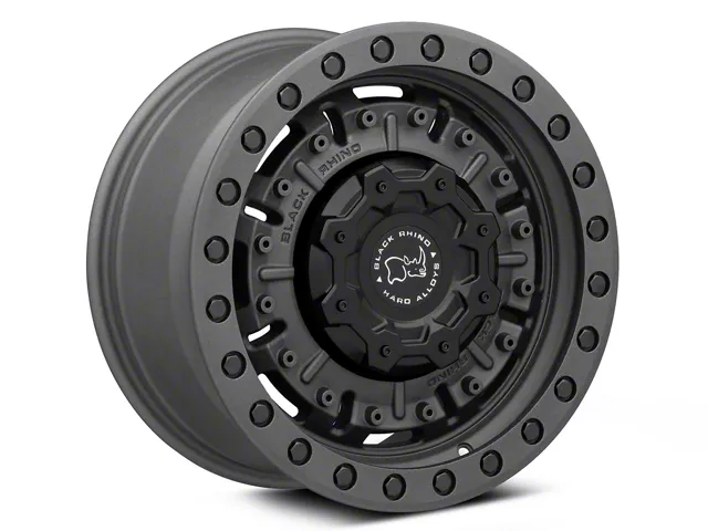 [BR17-6135-ABRAMSGM] RIN BLACK RHINO 17X8.5  6X135  CB 87.1 ET0 ABRAMS TEXTURED MATTE GUNMETAL