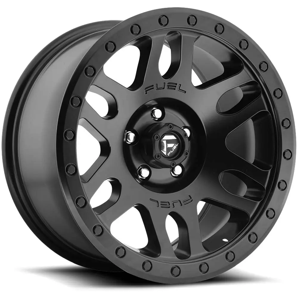 [FL17-6139-D584-RECOILMB] RIN FUEL 17X8.5  6X139.7  CB 108 ET-6 D584-RECOIL MATTE BLACK